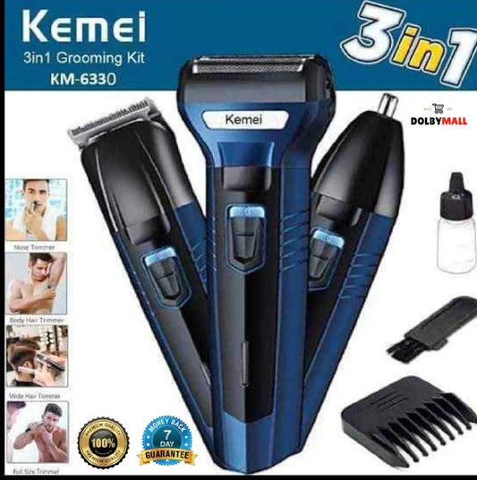 Shaving Machine 3 In 1 Rechargeable Hair Clipper Shaver Beard Styling Trimmer