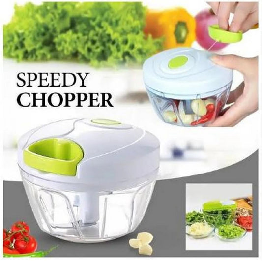 500ml Manual Vegetable Chopper & Hand Pull Food Processor - Portable Garlic Mincer, Onion Cutter & Herb Grinder